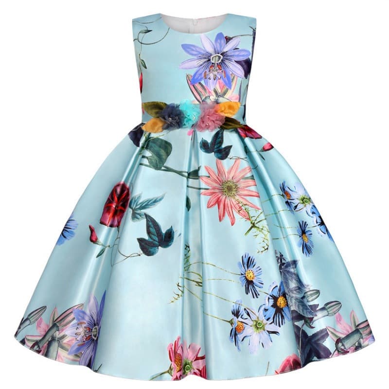 Princess Dress for Girls Wedding Party Kids Dresses Cross-Border