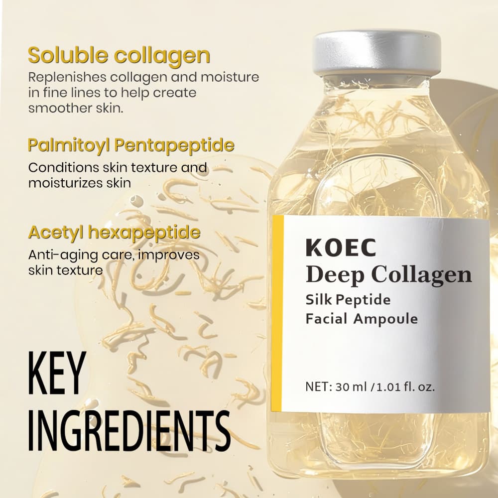 KOEC Silk Collagen Peptide Ampoule Serum - Deep Collagen Silk Ampoule