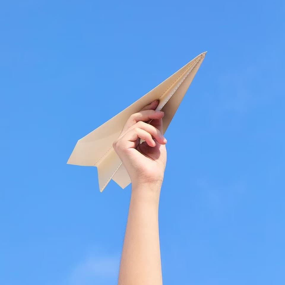 Marley watercolor paper airplane origami set watercolor paper airplane origami special paper children's educational toys hand-folded