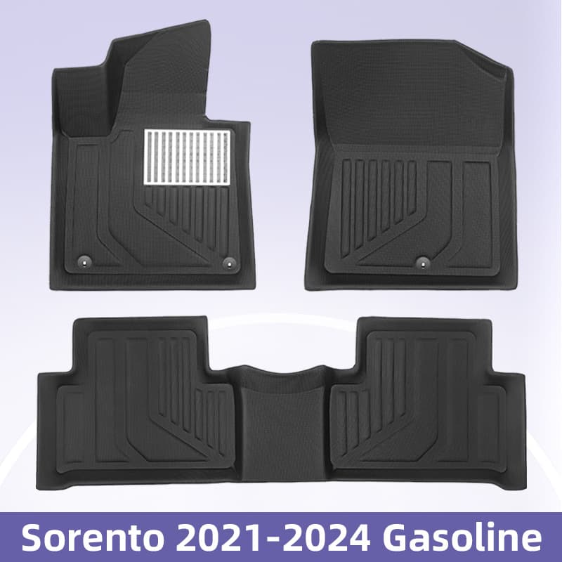Suitable for KIA Sorento 2021-2024 Fuel 3D All-Weather XPE Floor Mat Interior