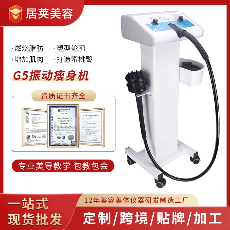Vertical G5 Convertible to US Standard Slim Body Beauty Vibration Cellulite Massager Head Zoom Standing Body Shaping
