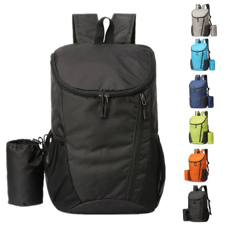 Outdoor folding storage mountaineering bag wear-resistant lightweight hiking backpack large capacity outdoor camping cross-country backpack