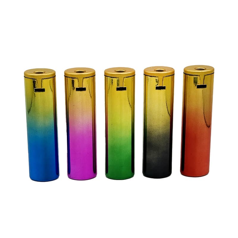 New Style Foreign Trade Double Creative Round Custom Metal Iron Shell Refillable Direct-Jet Windproof Lighter