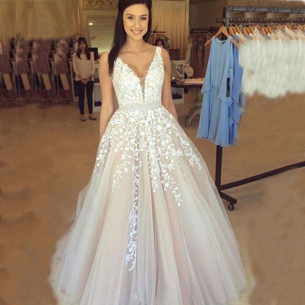 Wedding Dresses Floor Length Sleeveless Bridal Dress