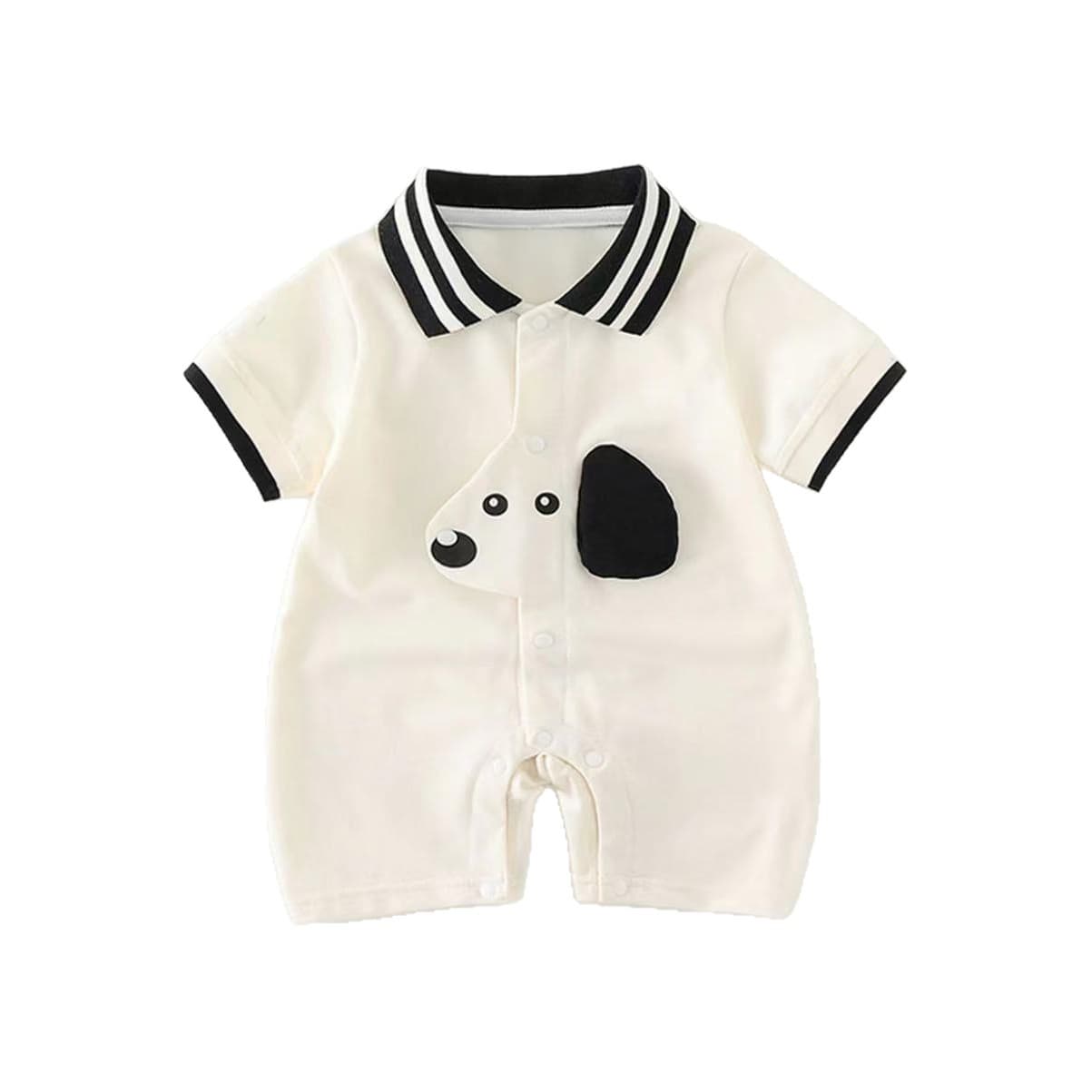 New Summer Baby Boy Romper, Adorable Cute Newborn Bodysuit for 100 Days
