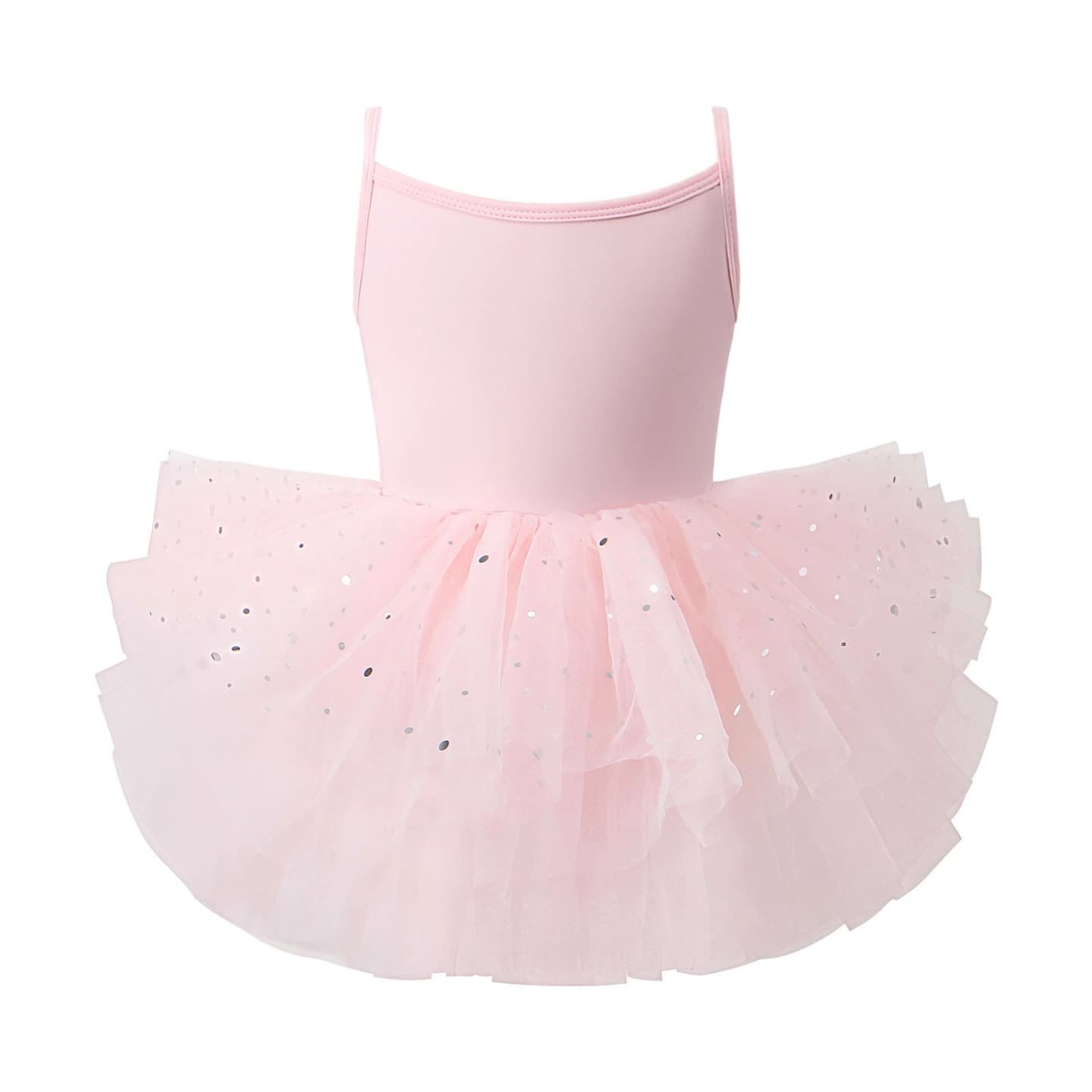 2025 New Children's Dance Clothing Spring, Summer and Autumn Girls Pink Sleeveless Practice Exam Tutu Skirt Cross-Border