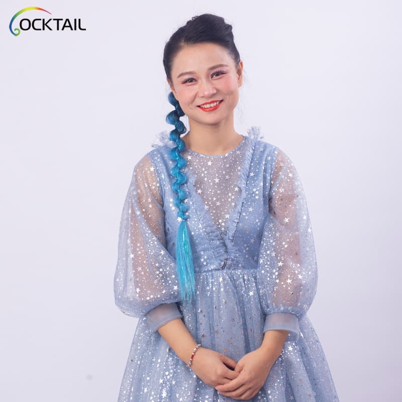 Kanekalon Fiber Fishbone Ponytail Factory Direct Various Styles Ponytail