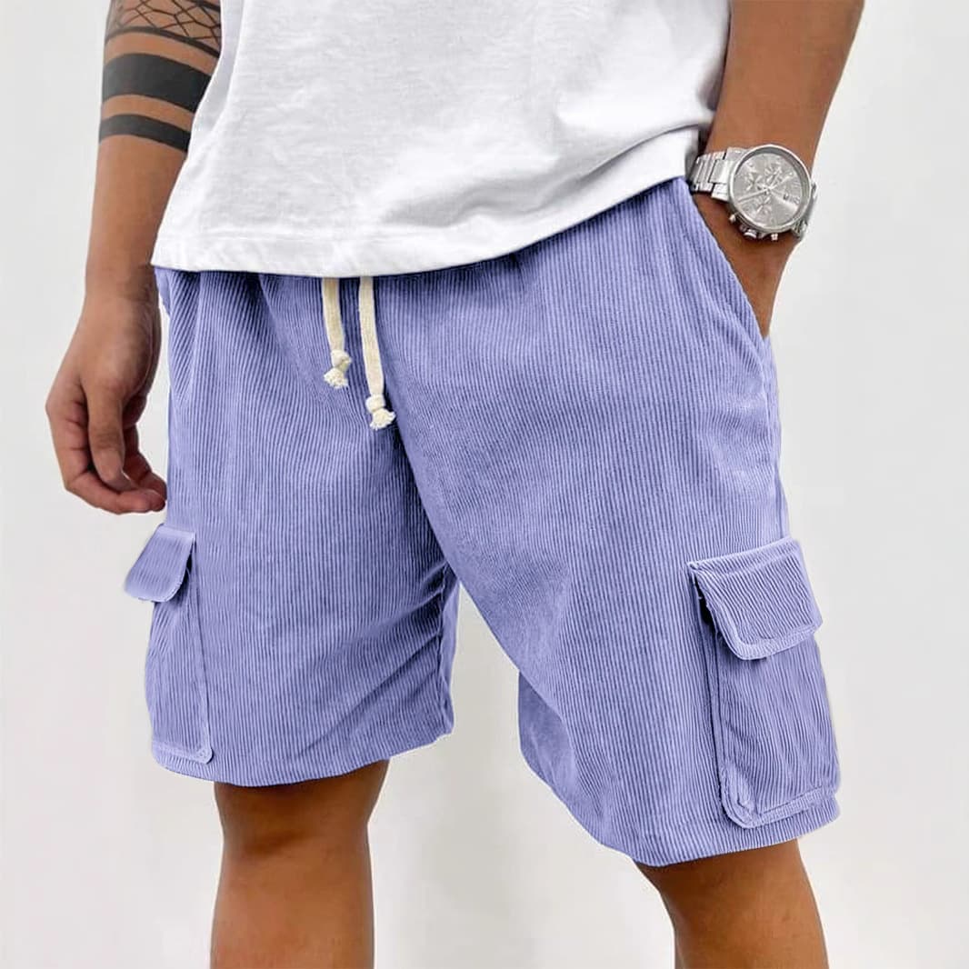 2025 New Casual Shorts with Palm Tree Print Hawaiian Men's Beach Shorts Cross-Border Bestseller