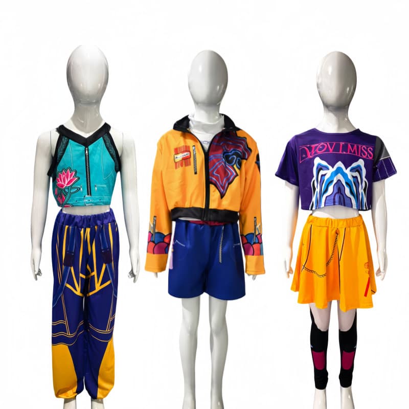 Cross-border Cosplay Demon Hunter Group Lumi Zoe Mila Costume Girls Set Role-playing Devil Hunter