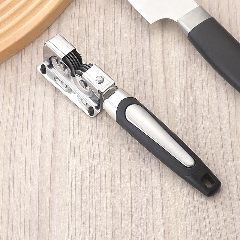 Factory Wholesale Home Kitchen Knife Sharpener for Chef Knives and Small Knives, Fast Sharpening Whetstone, Stainless Steel Sharpening Tool