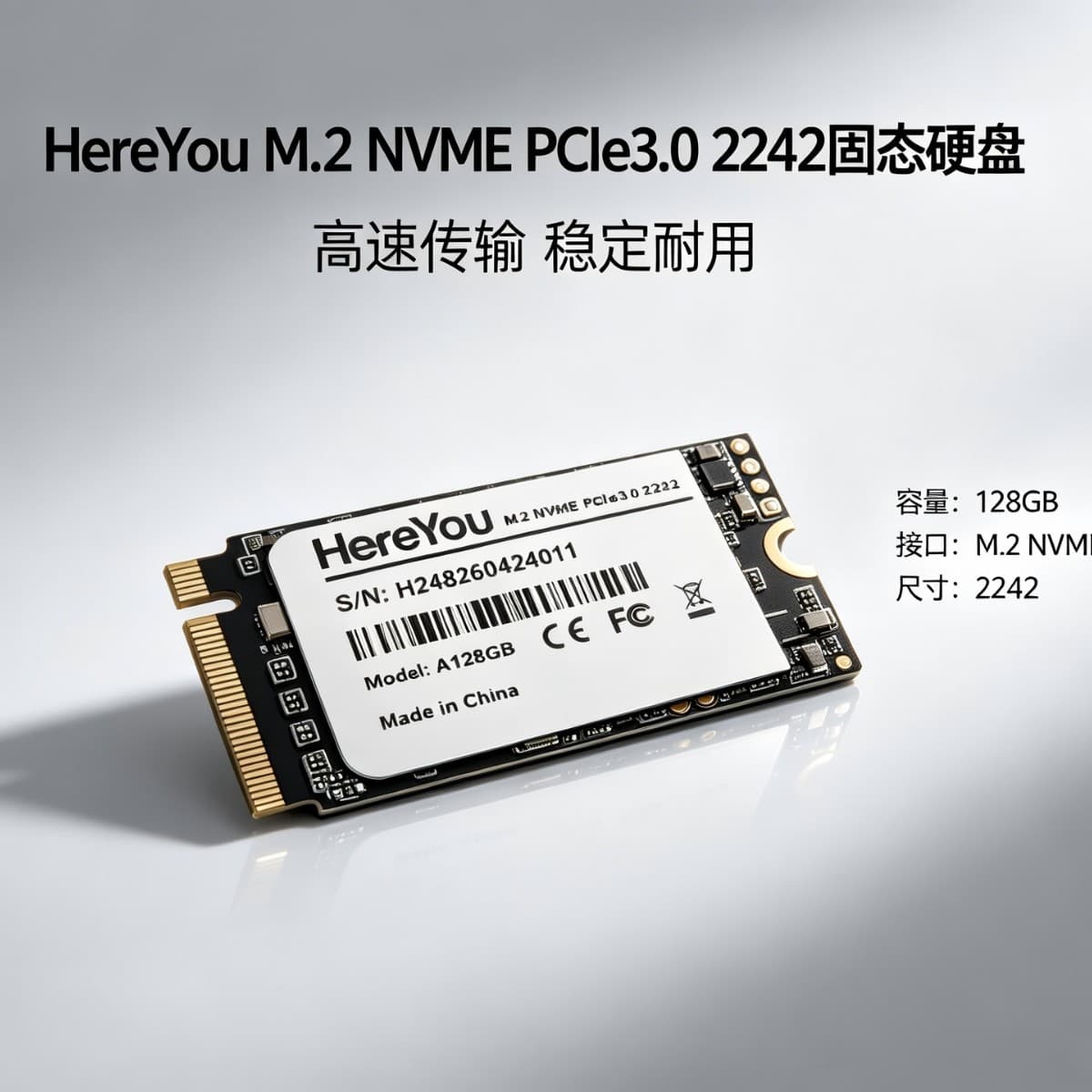 Solid State M.2-2280 PCI-E NVMe 250G 128G 2242 Short Hard Drive for All-in-One Gaming PC