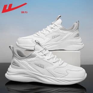 Warrior Men's Casual Sports Shoes 2026 Summer Breathable Mesh Shoes Heightening Chunky Dad Shoes Soft Sole Running Shoes Men