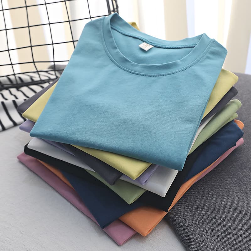 2024 new spring and summer clothing children's short-sleeved T-shirt cotton half-sleeved girls' T-shirt boys' short-sleeved children's clothing Japanese bottoming short-sleeved