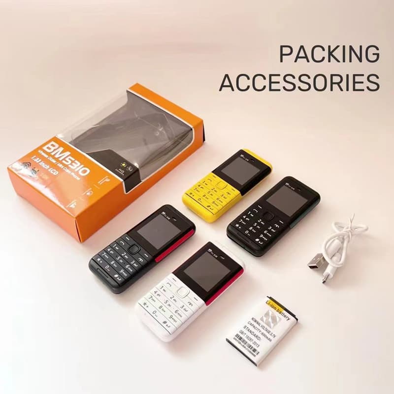 Cross-border Phone BM5310 GSM 3 SIM Card Mini Student Candy Bar Keypad Non-Smartphone Small Phone