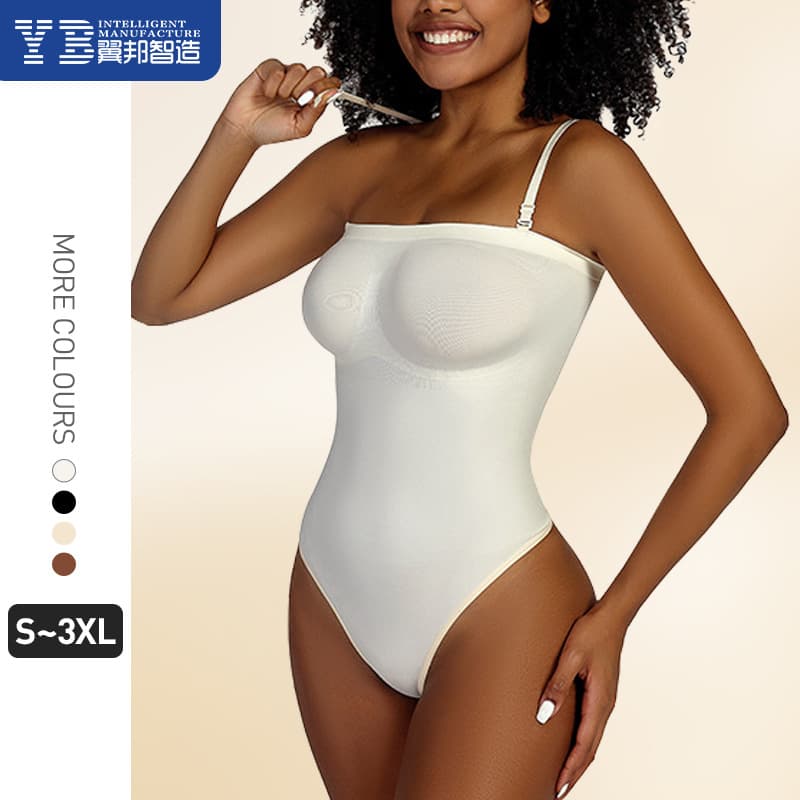Amazon Waist Corset Wrap Chest High Waist Shaping One-piece Thong Removable Straps Tube Top One-piece Corset