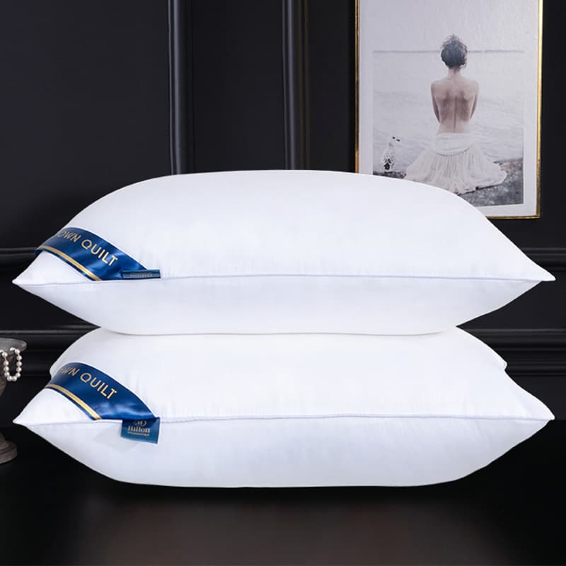 Five-Star Hotel Same Model Pillow Core, Neck Support Pillow for Home Use, Manufacturer Supply for Hotel Bedding, Single Pillow Core Full Head