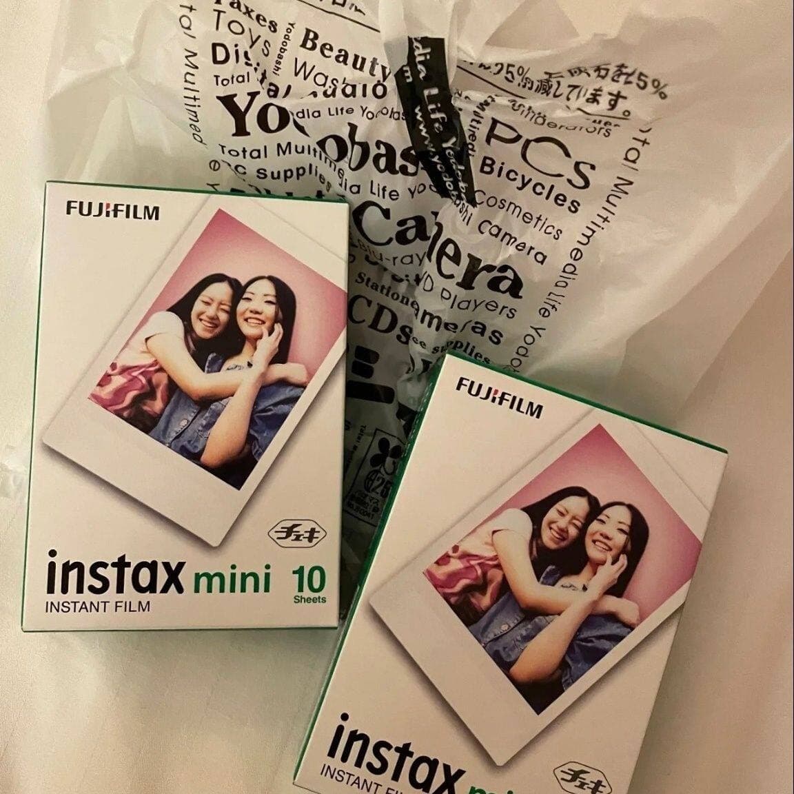 Instax Mini 3-Inch Film for 12/13/99/40/90 Rainbow Mickey Winnie Border