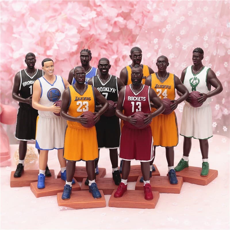 NBA Basketball Figure Kobe Bryant Resin Ornament Home Decoration James Student Gift Craft