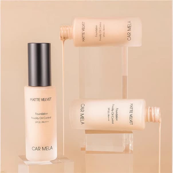 CARMELA Flawless Radiance Liquid Foundation, Soft Glow, Clear and Flawless, Naturally Brightens Skin Tone, Oil Control