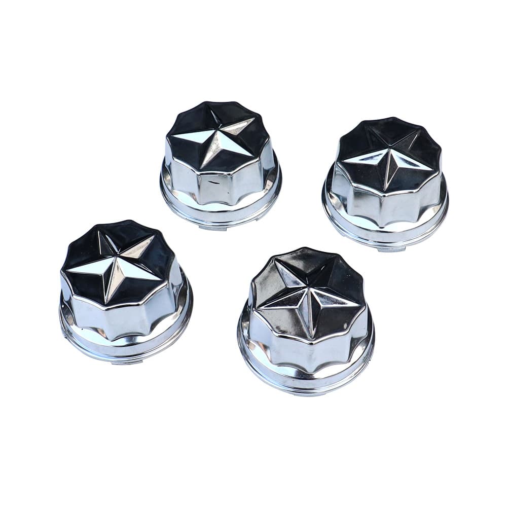 Four-Wheel Beach Modification Parts: Go-Kart Large and Small Bull Hub Decorative Covers, 8-14 Inch Aluminum Alloy Electroplated Covers