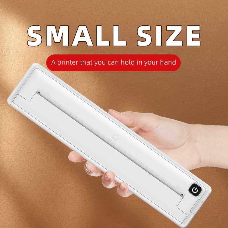 Cross-border hot selling A4 inkless printer portable home small smart inkless mini thermal wrong question paper printing