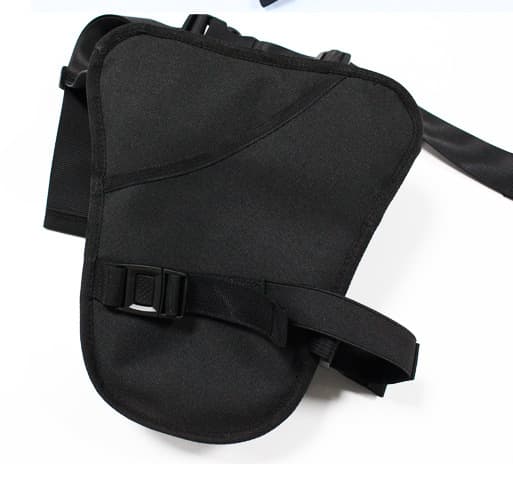 Motorcycle Hard Shell Tactical Leg Bag Riding Pack for Men, Waterproof Delivery Rider Waist Bag