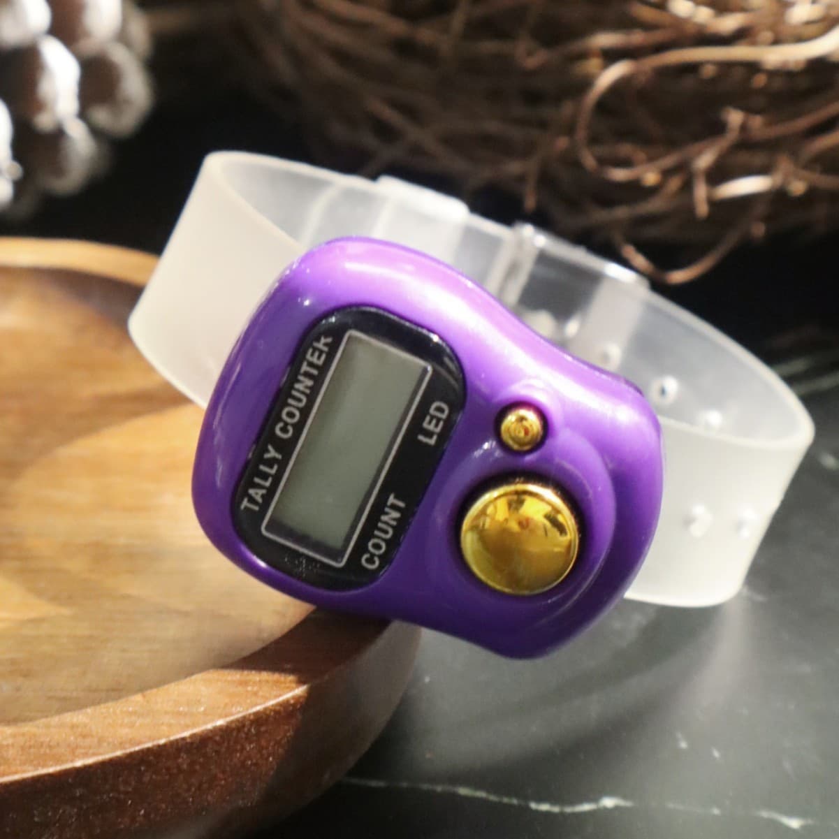 Watch electronic button counter, gold button counter, finger strap counter, wholesale number decompression