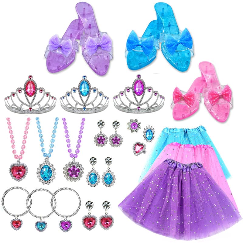 Cross-border girls trend jewelry set jewelry box jewelry dress-up series princess treasure box play house toys