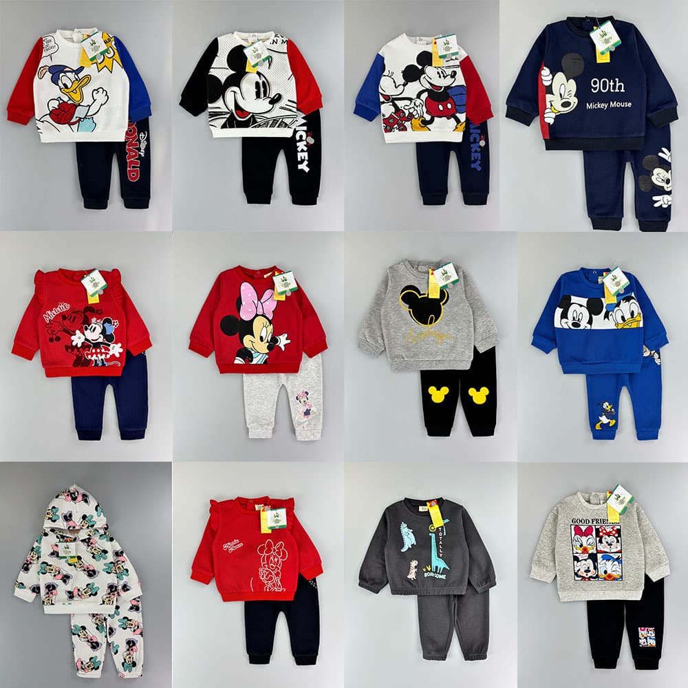 [Public approval from the first batch] Portugal ZY baby&Dis*ney pullover sweatshirt set tracksuit set