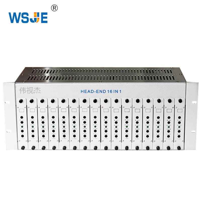 16-Channel CATV Agile Modulator AV to RF Hotel Digital to Analog TV Headend System 8-Channel 24-Channel