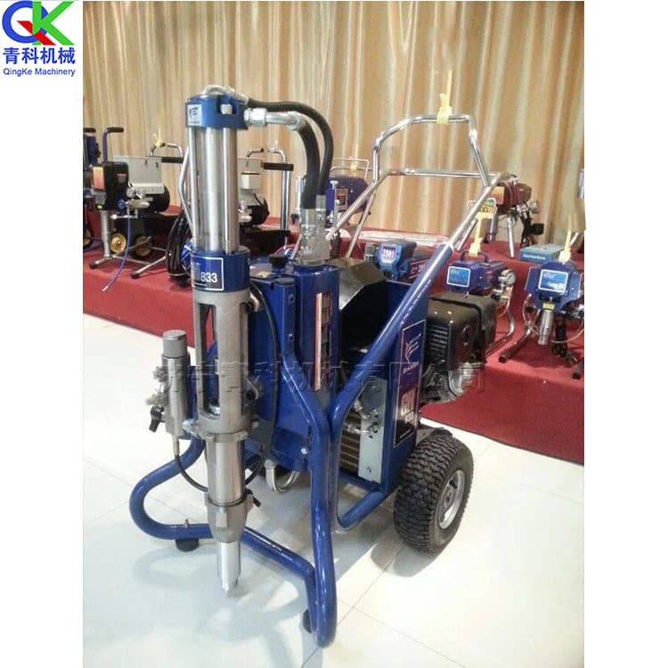 Small putty powder spraying machine, interior decoration latex paint spraying machine, house protection painting putty equipment