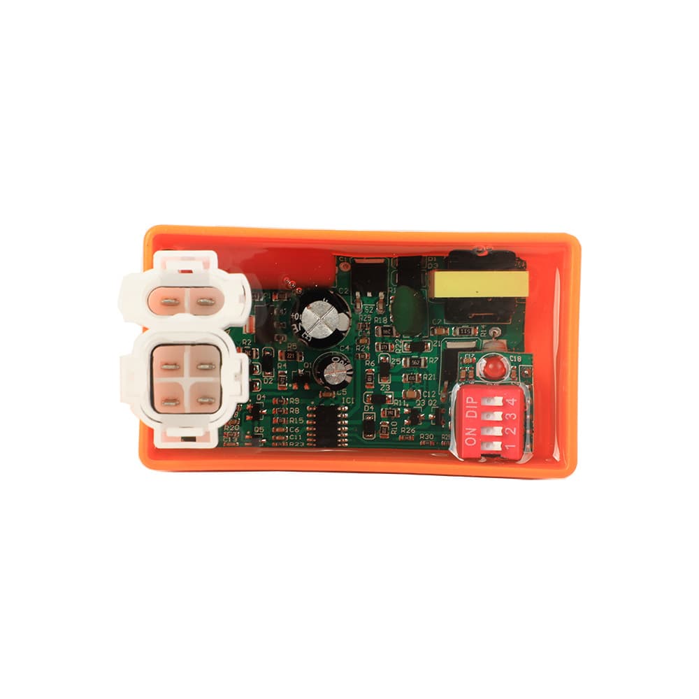 Motorcycle Four-Speed AC DC Igniter CDI Adjustable with DIP Switch Suitable for GY6 4+2 Pin