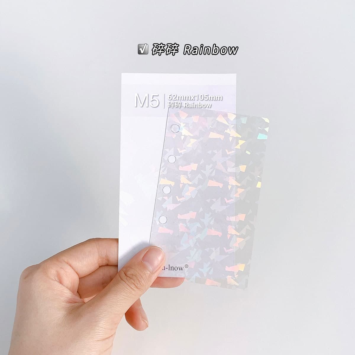 18 Styles M5 A8 Binder Notebook Divider, Transparent Index with Artistic Star and Galaxy Design