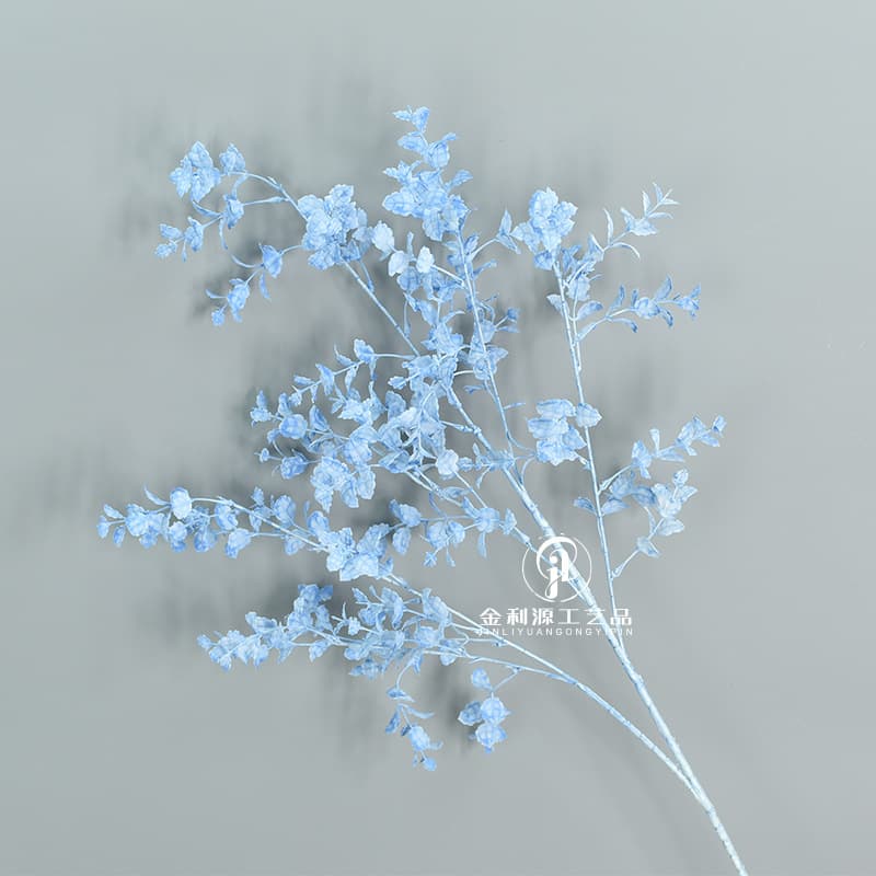 Factory Wholesale Wedding Plastic Artificial Mint Leaves Wedding Decoration Flower Row Arrangement Floral Arrangement Ceiling Wedding Artificial Flowers