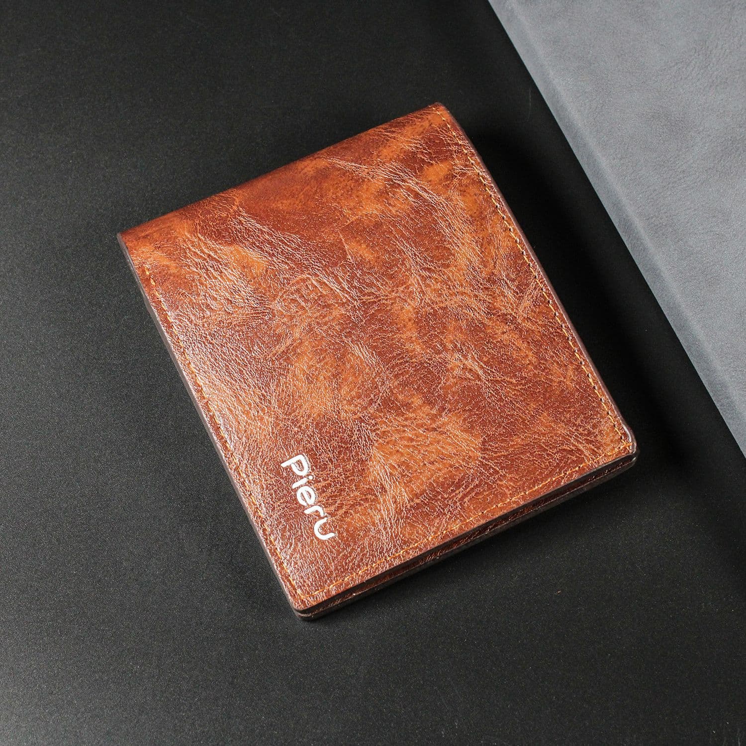 New export hot-selling short men's wallet, PU coin clip, street vendor style, ticket clip, coin and card holder.