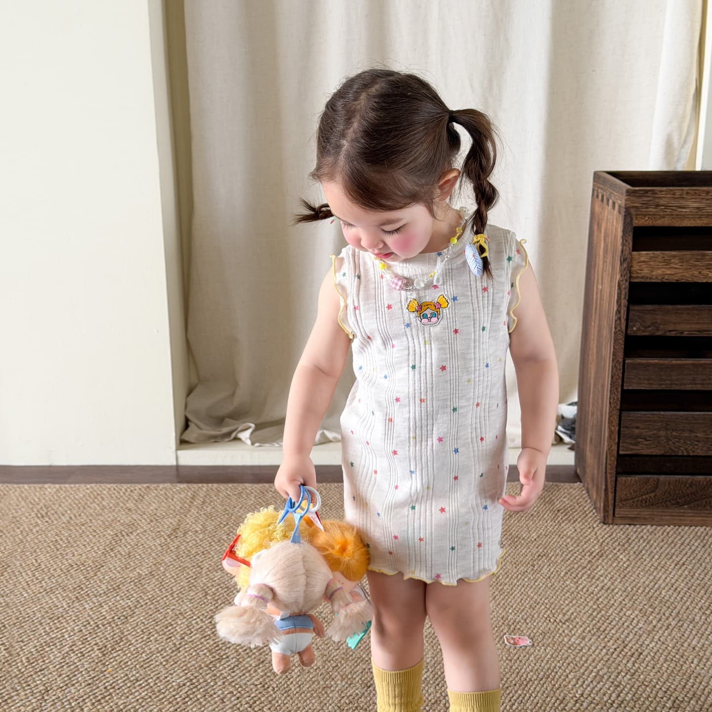 Zheli Children's Clothing Girls Dress Summer Thin Style 2026 Cartoon Kids Vest Dress Class A Infant Baby Girl Dress