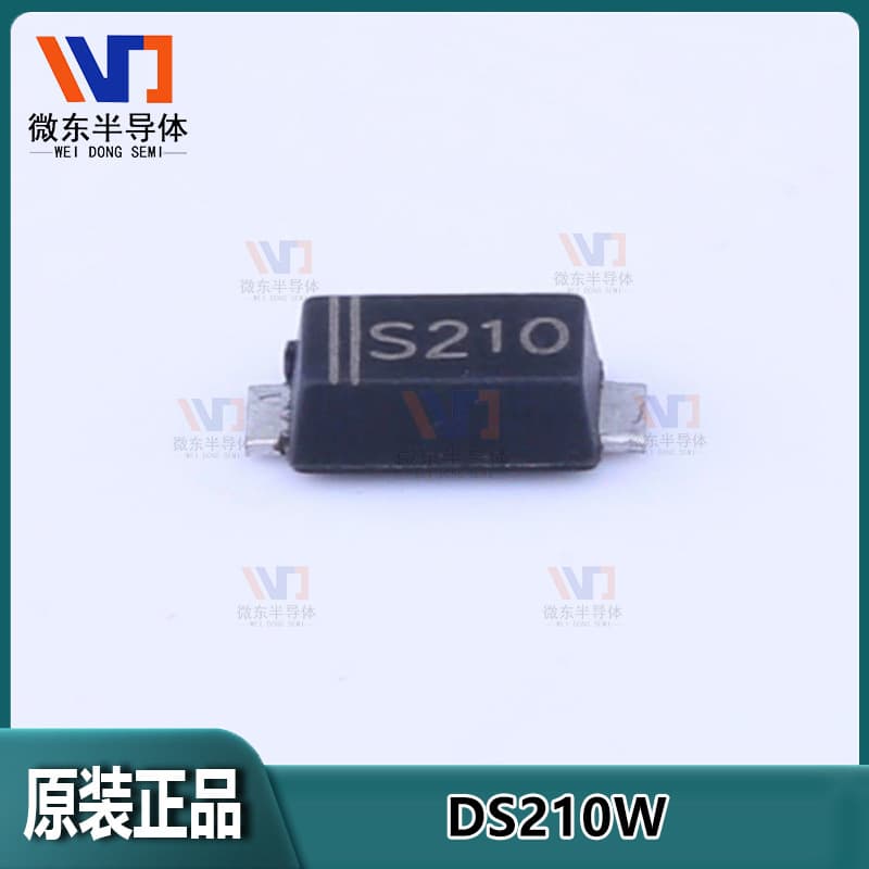 Jingdaowei Schottky Diode DS210W Package SOD-123FL Marking S210 2A 100V