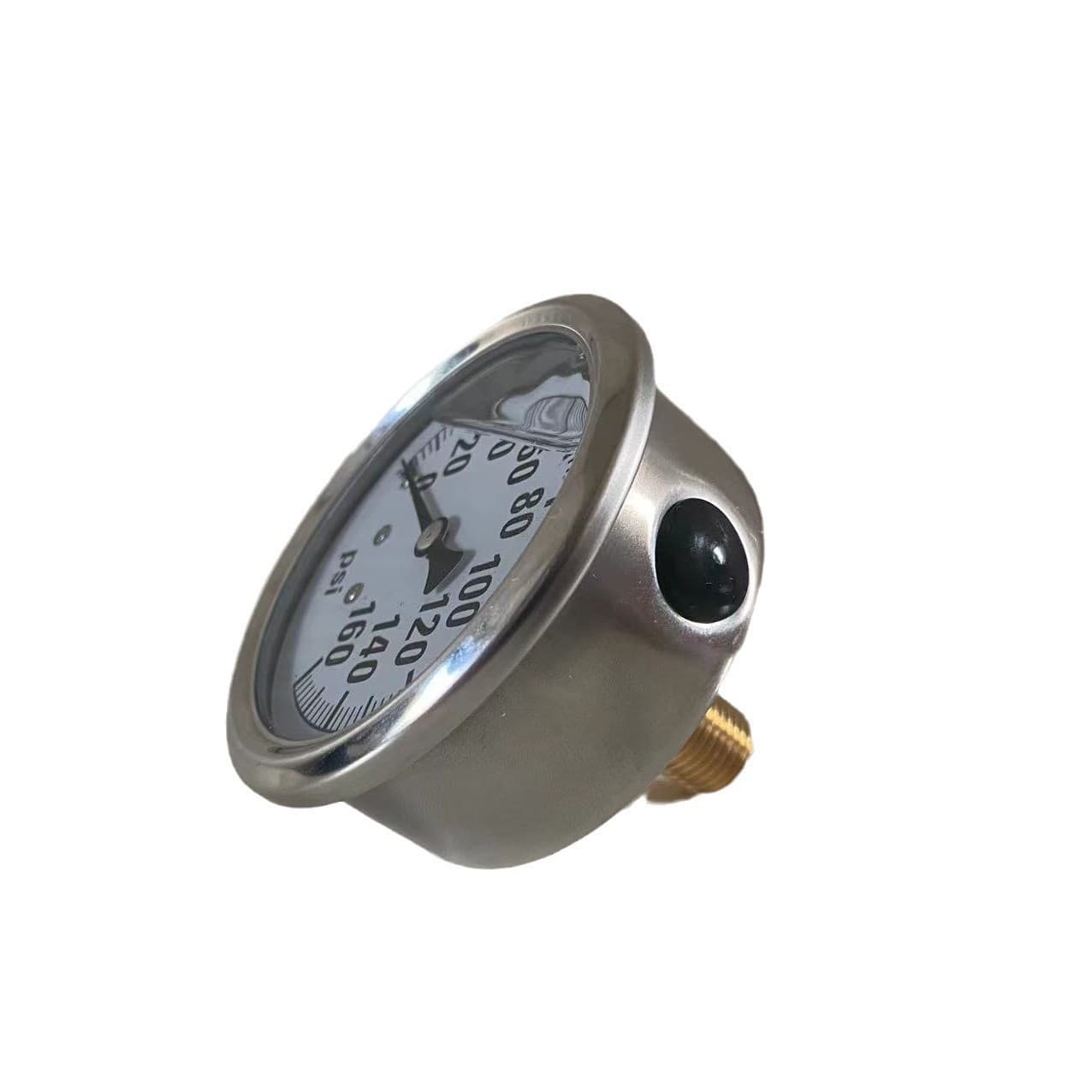 Direct from Manufacturer: Water Pump, Water Purifier, Water Treatment Stainless Steel Oil-Filled Vibration-Resistant Pressure Gauge for Industrial Use