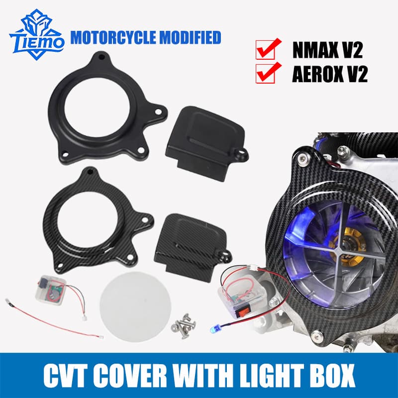 Motorcycle modified NMAX V2/AEROX V2 clutch decorative cover protective cover with light