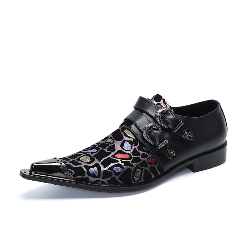 Fashionable cowhide men's leather shoes British pointed toe European version men's shoes breathable business formal single shoes brand men's leather shoes