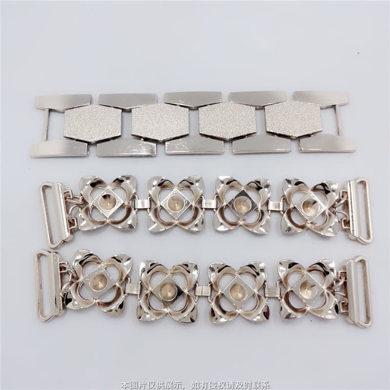Women's shoe high boot buckles, chains, decorative chains, luggage and handbag die-cast hardware fittings, ornaments
