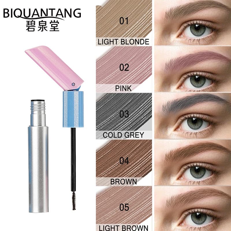 New Export 45-Degree Angled Brow Gel Waterproof Non-Clumping Natural Fluffy Setting Fine Eyebrow Mascara