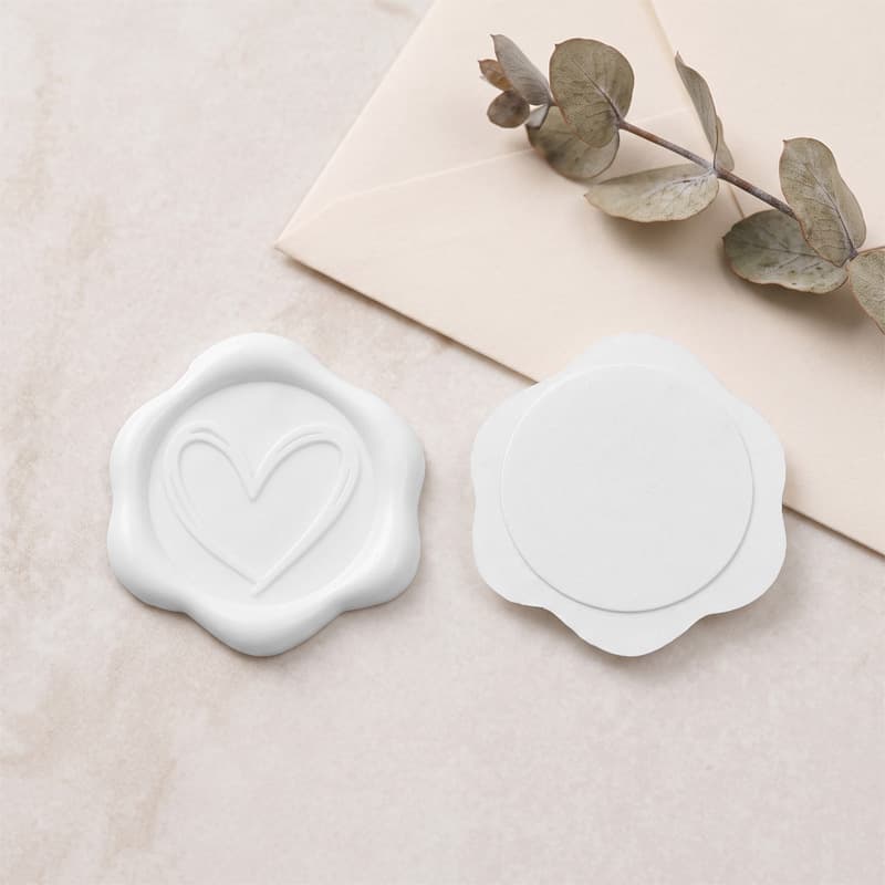 Wax Seal Stamp Wax Label Embossed Wax Coin Wax Sticker Wedding Invitation Vintage Decoration Self-Adhesive Envelope Seal Sticker