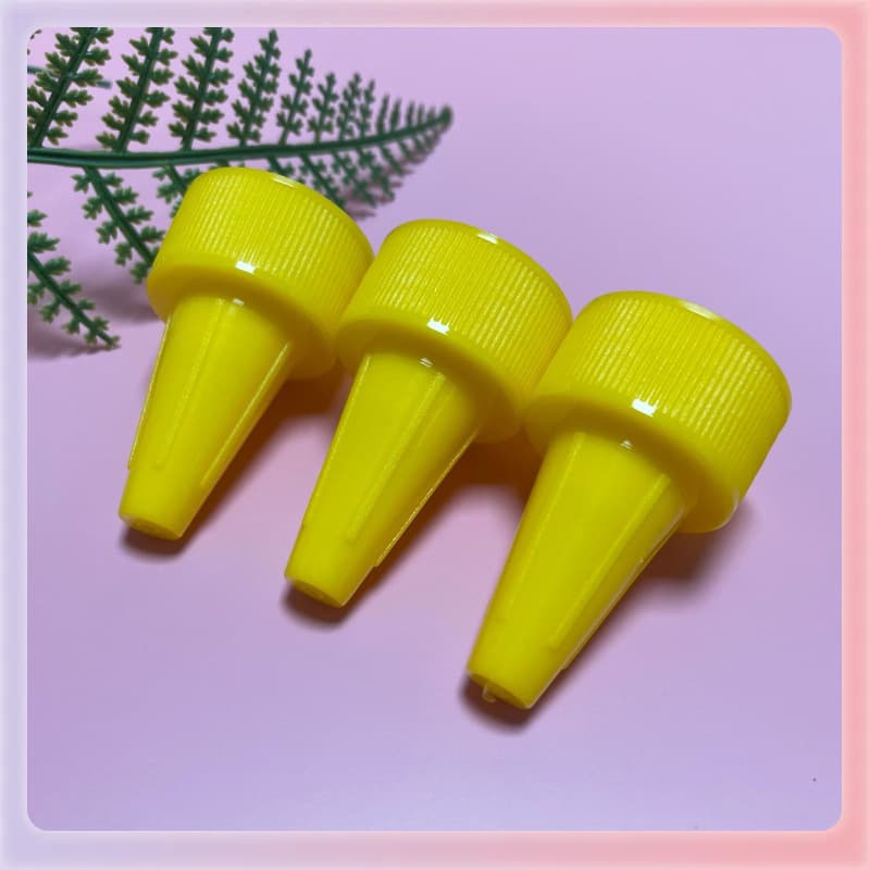 Supply 28 Thread Nozzle Cap, Glue Bottle Cap, Hairdressing Plastic Cover, Perm Lotion Cap, PP Plastic Cap for Africa