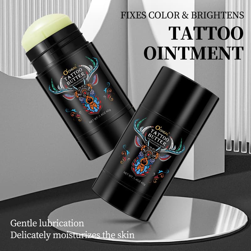 OCHEAL Cross-border Tattoo Care Stick for Color Fixation, Brightening, Moisturizing, and Gentle Skin Nourishment in a Twist-up Design
