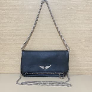 2026 New Vintage Women's Crossbody Bag Black Rivet Fashion Shoulder Bag Casual Outdoor Women's Envelope Bag