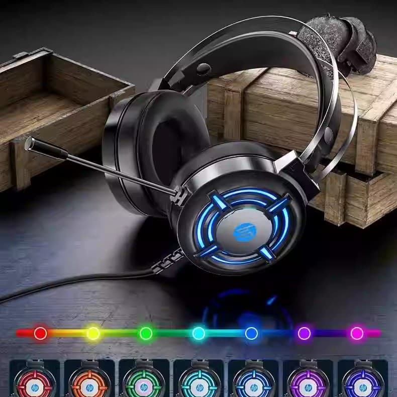 120 Wired Gaming 7.1 USB 3.5mm RGB Over-Ear Headset for Laptop PUBG E-Sports Game