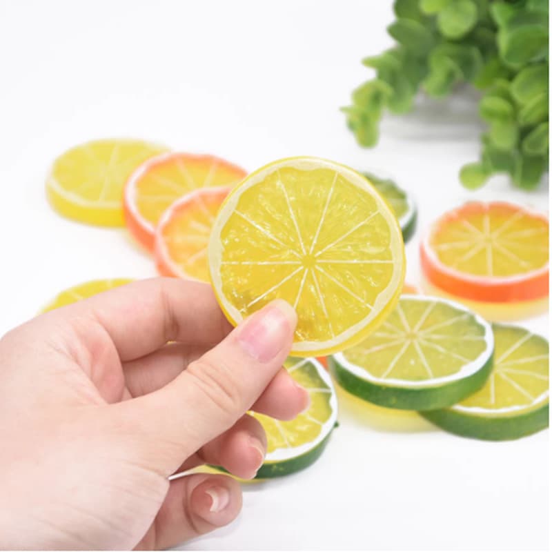 Office Culture/Simulated Fruits Vegetables - Lifelike Lemons Limes Grapefruits For Decorative Displays