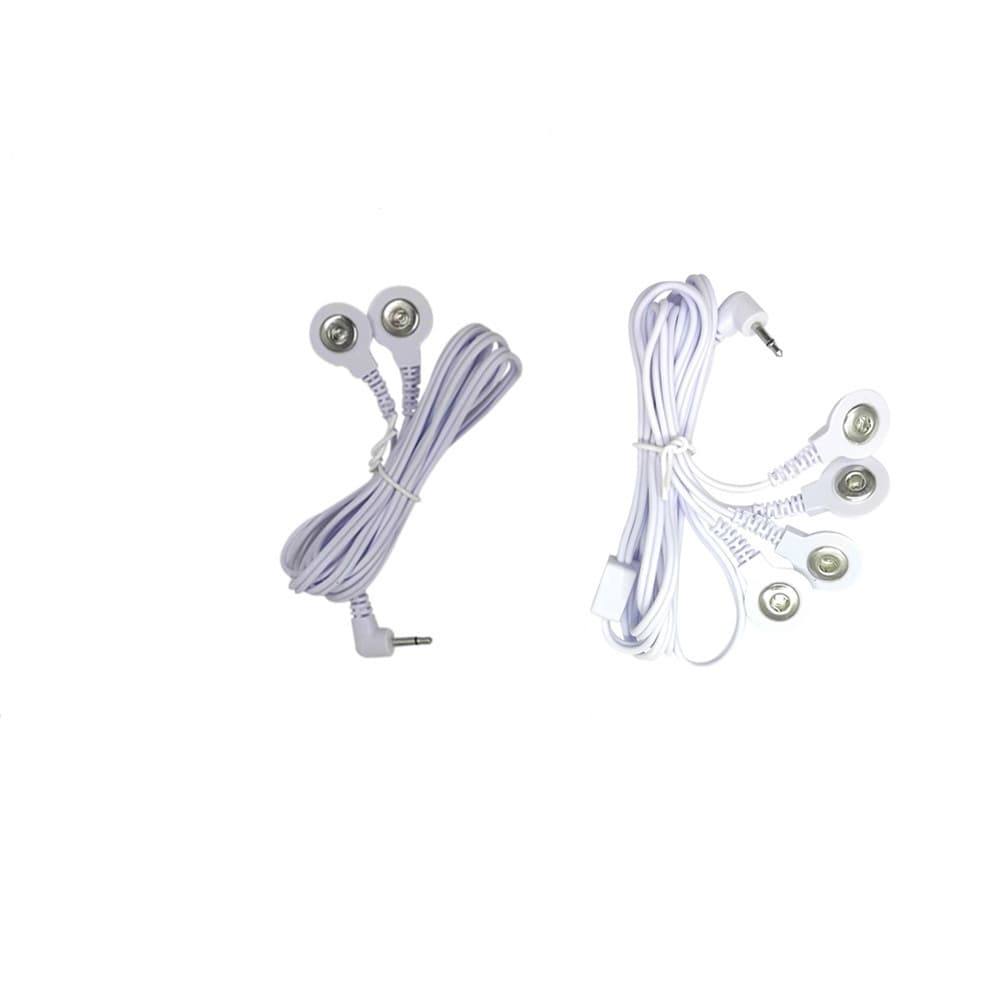 1.2m Long DC2.5MM One-to-Two/One-to-Four Snap Electrode Wire Massager Accessories