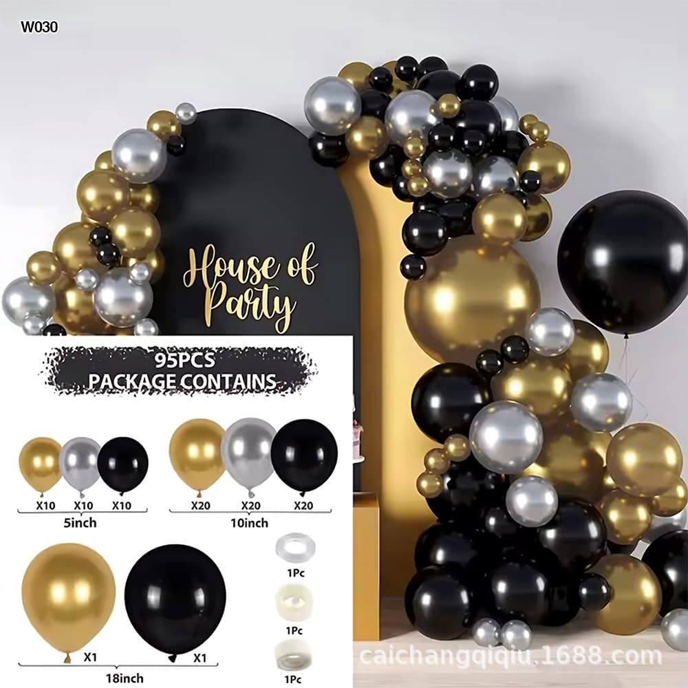 Amazon Best-Selling Birthday Balloon Set Holiday Theme Party Decoration Balloon Chain for Wedding and Wedding Setup Supplies